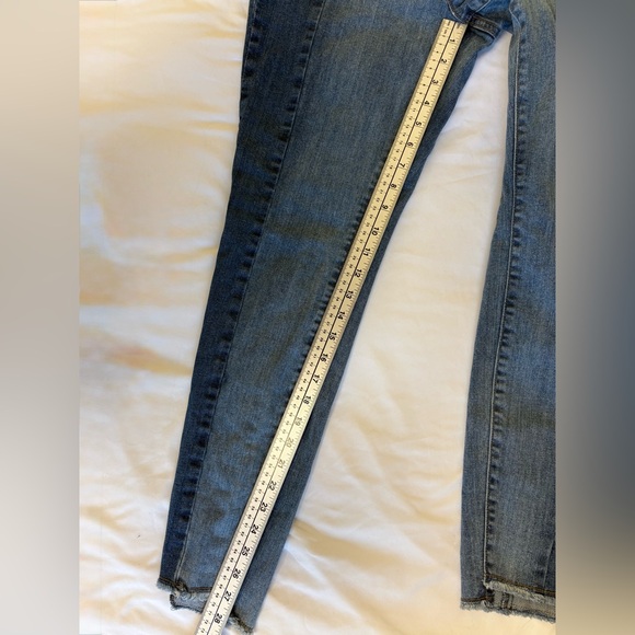 Joe Fresh Two-Tone Panelled Slim Fit Jeans Step Hem Size 31 - Picture 2 of 6